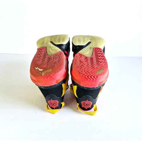 NIKE Lebron Witness VII 7 GS Black Crimson Kids Youth Sneakers 6.5 DQ8650-001 - Picture 12 of 15